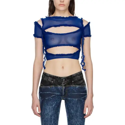 BARRAGÁN
SSENSE Exclusive Blue T-Shirt
  
BRAND NEW - NEVER WORN

Size: XL

Selling as unfort it doesn’t fit me 😢 definitely a tight squeeze. Although it says XL if fits more like a bigger 10

ignore: #barragan #fashion #mesh