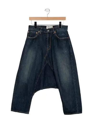 Mid-Rise Wide Leg Jeans