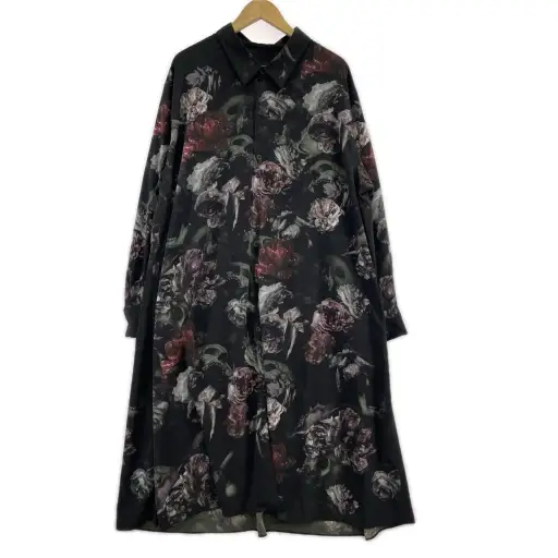 長袖シャツ Flower Skull Long Shirt 44 44