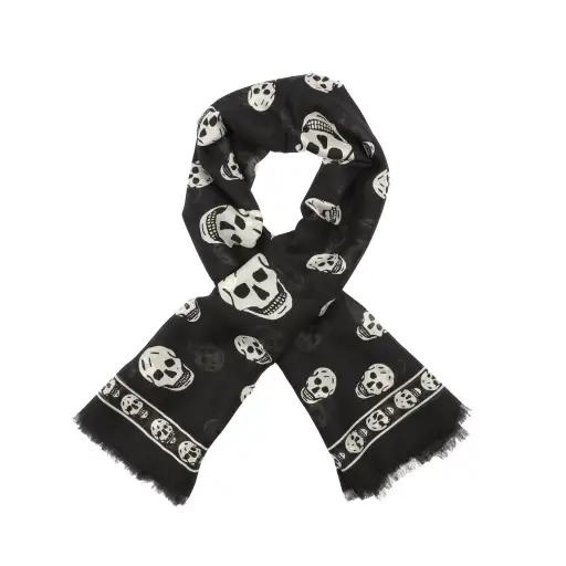 Skull Silk Scarf