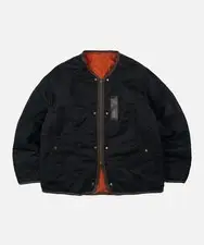 FRIZMWORKS Reversible MA-1 Liner Bomber Jacket Black Men Korea