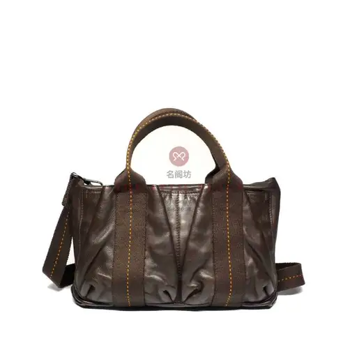 Hermes Caravan Horizontate PM Ebene Tote Veau Derma with Strap