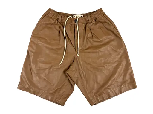 Marni Leather Shorts