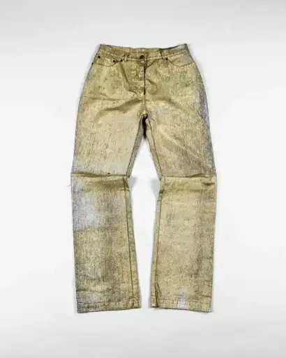 PLEIN SUD
metallic gold jeans
950 DKK