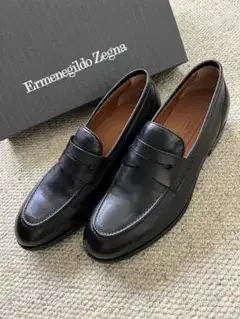 Ermenegildo Zegna レザー ローファー ブラックメンズ新品未使用