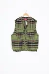 Supreme Mens Green Vest Size L