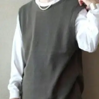 ts(s) 　 Jersey Crew Neck Side Slit Vest レディースのトップス(ニット/セーター)の商品詳細ページへのリンク