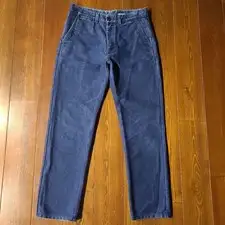 ARPENTEUR Eddie Pants Denim 32 Made in France Indigo Blue