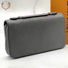 ルイヴィトン ジッピーXL タイガ グレー セカンドバッグ ビジネス シルバー