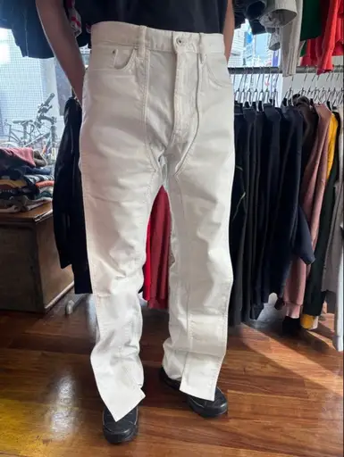 Y/PROJECT CLASSIC FRONT PANEL JEANS 22ss　変形デニム　パネルデザイン