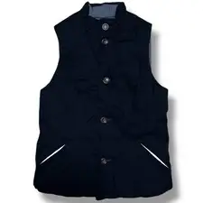 Digawel Stand Collar Down Vest Wool Lining Used Black S Discontinued