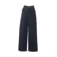 シャネル ココマーク 26AW コットン デニムパンツ 34 レディース ネイビー  P83474V75288 ロゴ ハンガー 保存袋あり