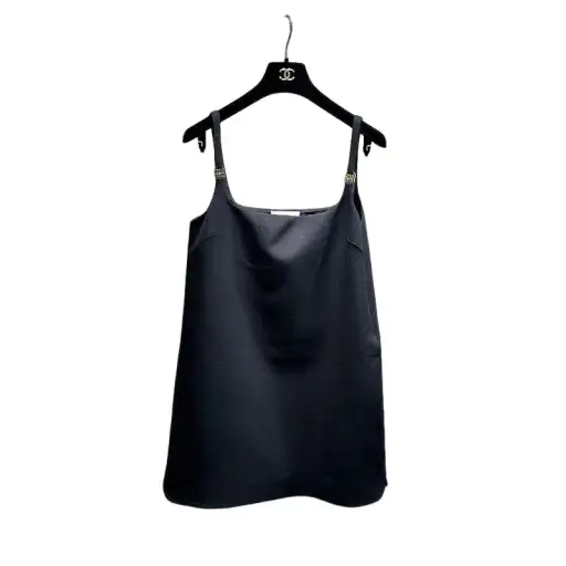 Miu Miu Logo Strap Mini Dress Size 40