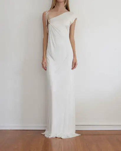 Roberto Cavalli White Gown