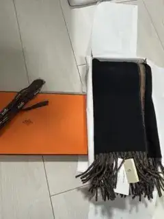 HERMES マフラー カシミヤ