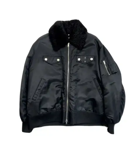 By RAF SIMONS Shearling Oversized Pilot Jacket