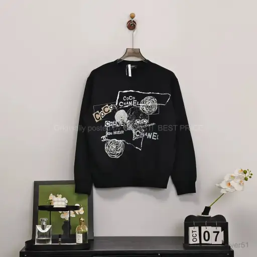 Chanel Camellia Sequin Graffiti Hooded BFAJNOP519