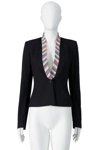 SS00 "EYE" BROCADE TRIM BLAZER
