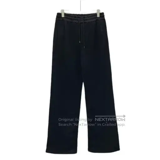 YSL Black Cotton Casual Pants for Women .