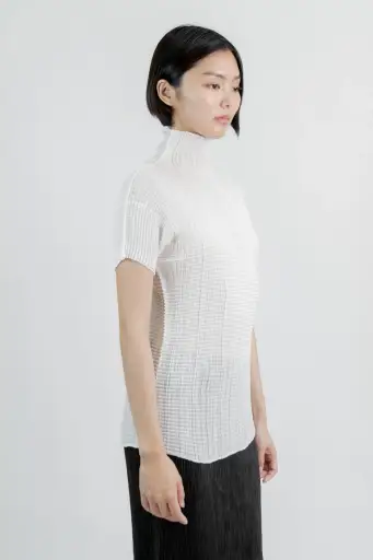 Issey Miyake  Waffles Pleates Tunic