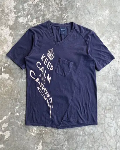 Mihara Yasuhiro 2000s Reworked Asymmetrical Pocket Tee