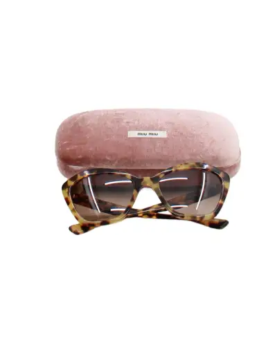 Miu Miu Women's Sunglasses Multi Animal Print Cat Eye