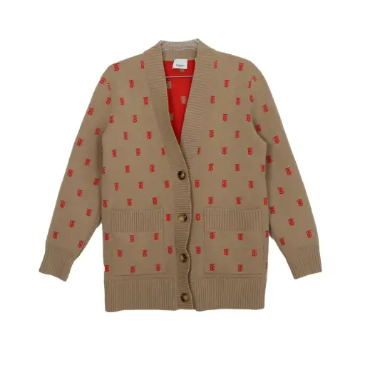 Women's Monogram Cardigan Size
