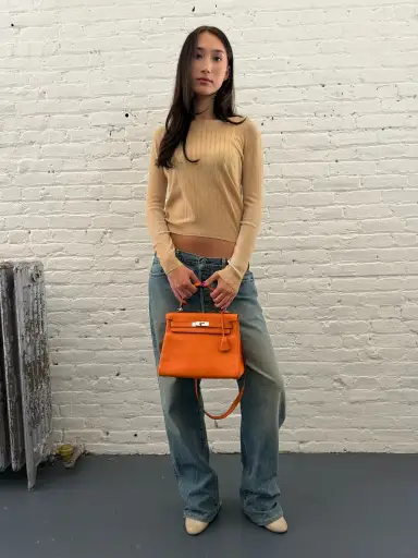 Hermès Kelly 28 Togo Leather Retourne Bag