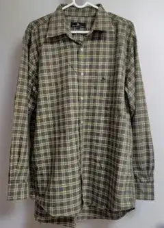 Hiroko Koshino Homme 長袖シャツ チェック柄 Lサイズ
