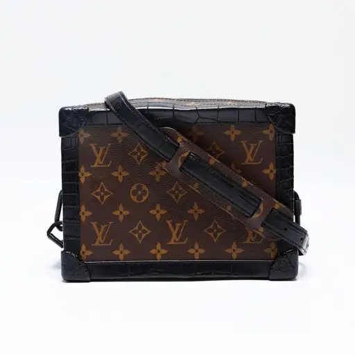 LOUIS VUITTON Monogram soft trunk Shoulder Bag Brown WS20140