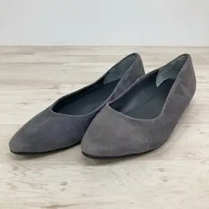 美品 tsumori chisato WALK/ツモリチサトウォーク パンプス 23cm グレー/灰色 スエード調 日本製 レディース[OO00795]
