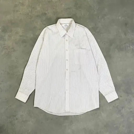 Balenciaga Button Up Striped Shirt