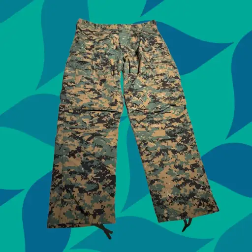 BACKBONE Pants Men Large Multicolor Camouflage Cargo Military Marpat Army Tactical BDU 36x31.5 Mens