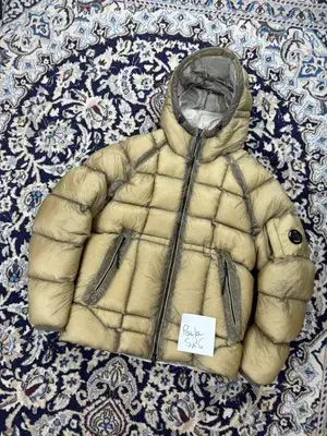 CP Company DD-Shell Down Jacket C. P. Company Daunenjacke Beige Size euL Jacke