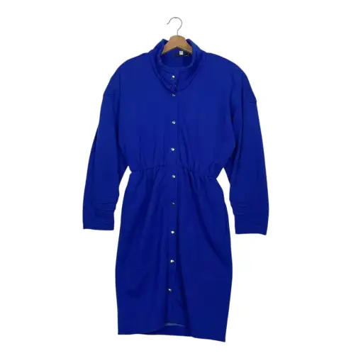 Vintage Thierry Mugler Royal Blue Dress