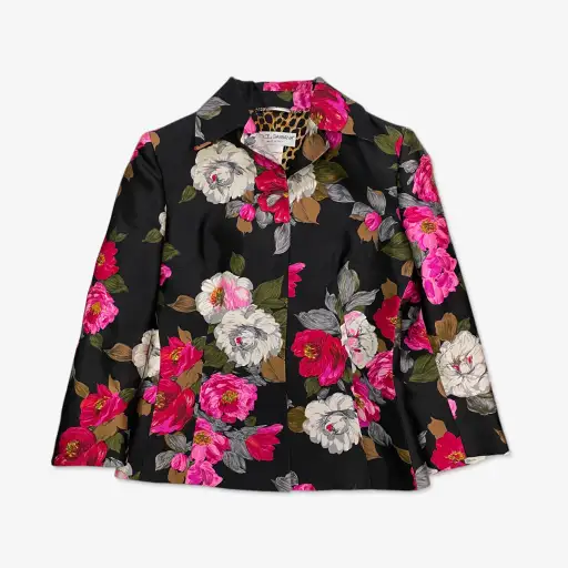 Dolce & Gabbana "Floreal" Silk Jacket 2001