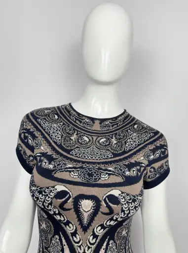 F/W 2008 WOOL SILK KNIT DRESS -- EXCLUSIVE -- ICONIC ITEM --