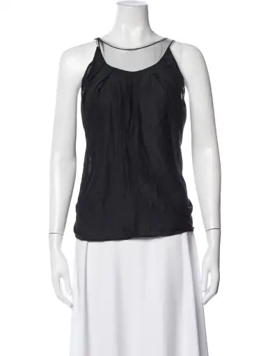 Scoop Neck Sleeveless Top