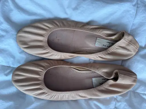 Lanvin Ballerines T 40 Cuir Beige ✨ Élégantes et Confort