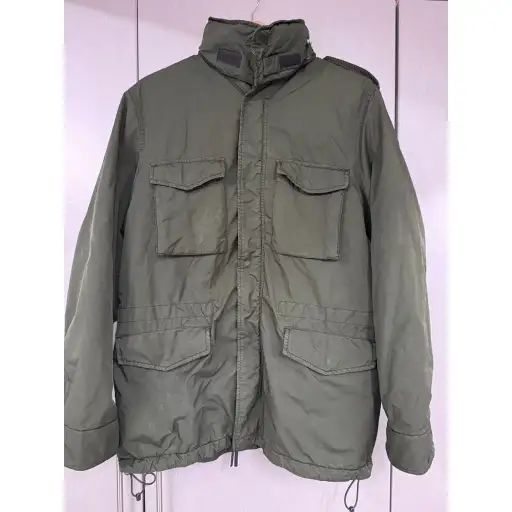 Aspesi Down M-65 Field Jacket, Forrest Green, Men's Large