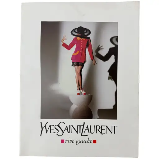 Yves Saint Laurent Rive Gauche Spring Summer 1994 Lookbook Helmut Newton