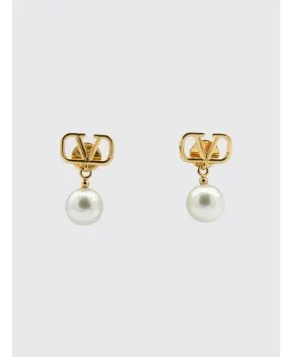 Logo Pearl Earrings