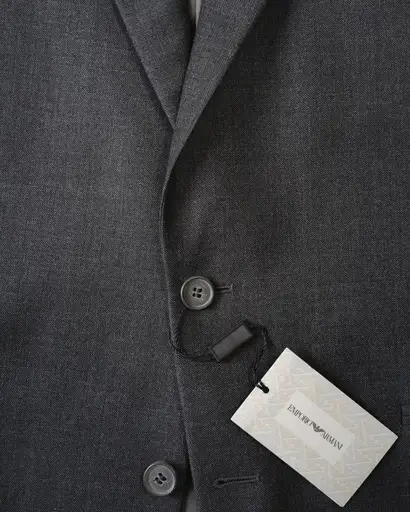 [1992-93AW] "EMPORIO ARMANI" Pure Wool 2-Button Tailored Jacket (Made in Italy)