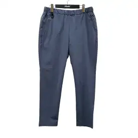 【中古】Descente ALLTERRAIN　LINEN LIKE SLIM PANTS イージーパンツ DU6SLP16M ブルー サイズ：O 【180926】（デサントオルテライン）