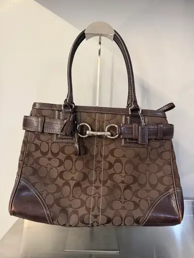 COACH BROWN TOTE BAG