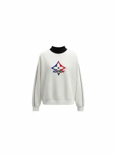 Louis Vuitton Size S White L/S Vuitton Logo