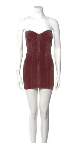 1991 DOLCE & GABBANA hook eye micro mini
