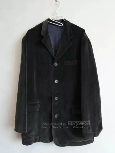 Yohji Yamamoto 96AW Velvet Jacket.