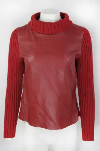 Vintage Y2k Gianfranco Ferre Ribbed Sleeve Top