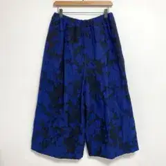 プランテーション パンツ ボタニカル 青 ブルー イッセイミヤケ